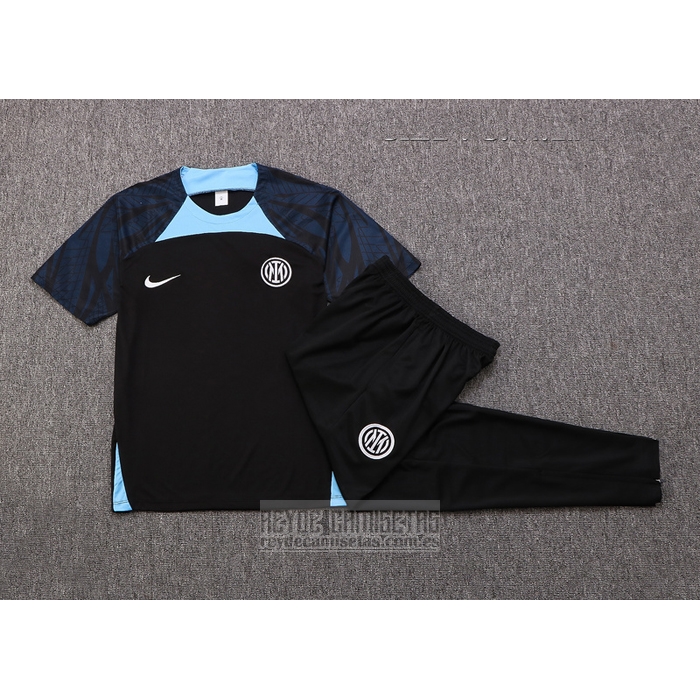 Chandal del Inter Milan Manga Corta 2022-2023 Negro